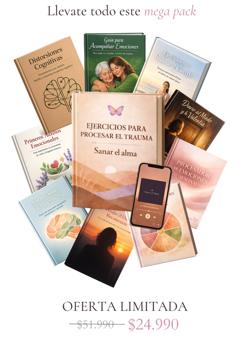 EJERCICIOS PARA SANAR EL ALMA ✨ + 21 AUDIOS 🎧 + BONUS DE REGALO 🎁